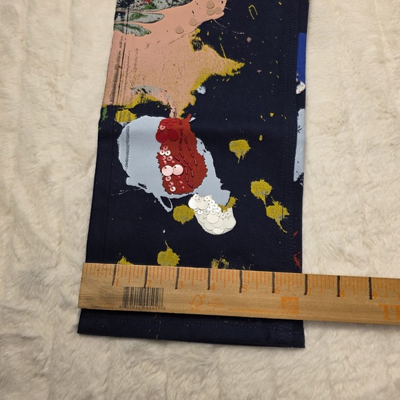 Ralph Lauren Purple Label Embellished 750 Straight Ankle Jeans Womens 28 $1990 - Picture 10 of 11